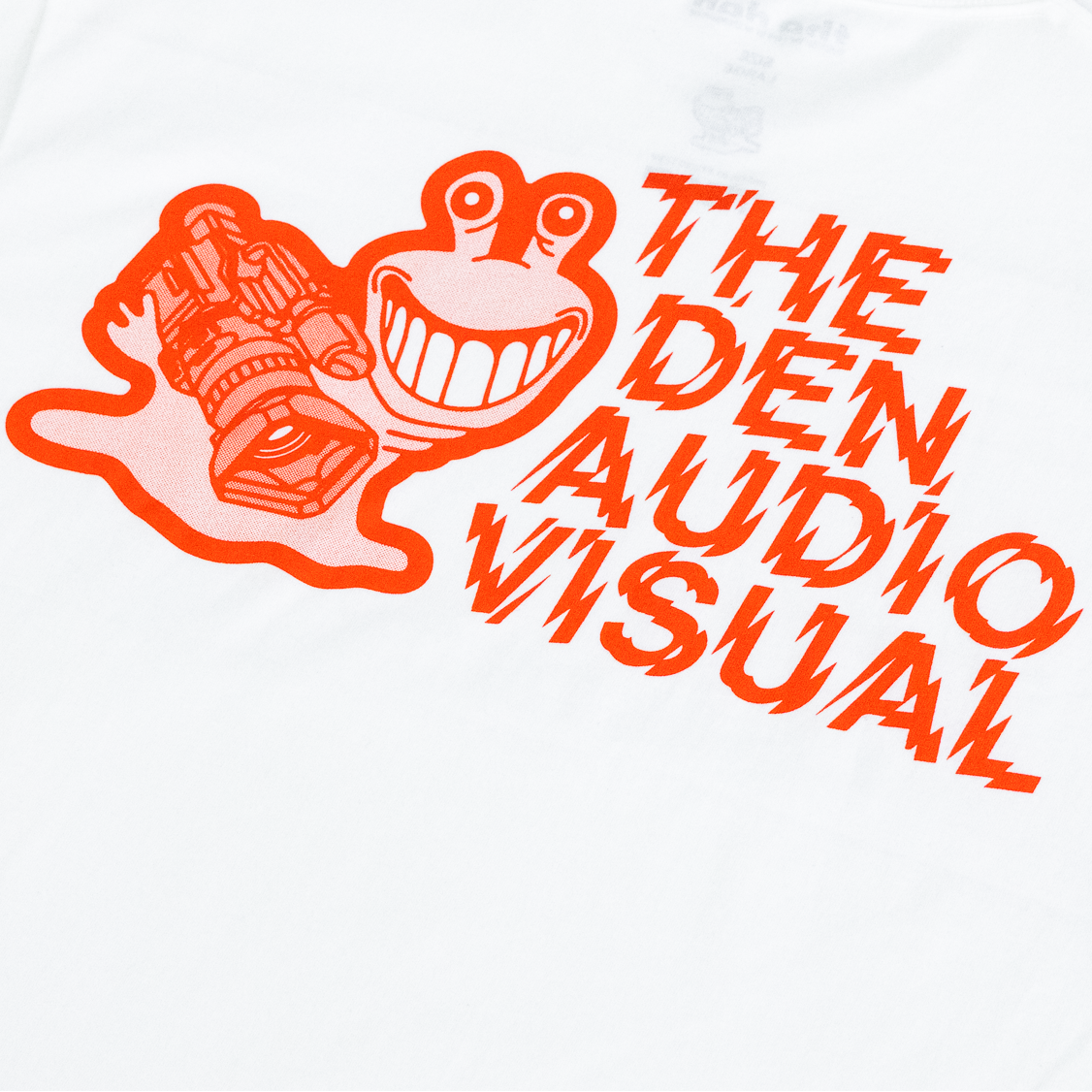 Den Audio Visual White T-Shirt