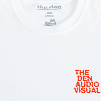 Den Audio Visual White T-Shirt