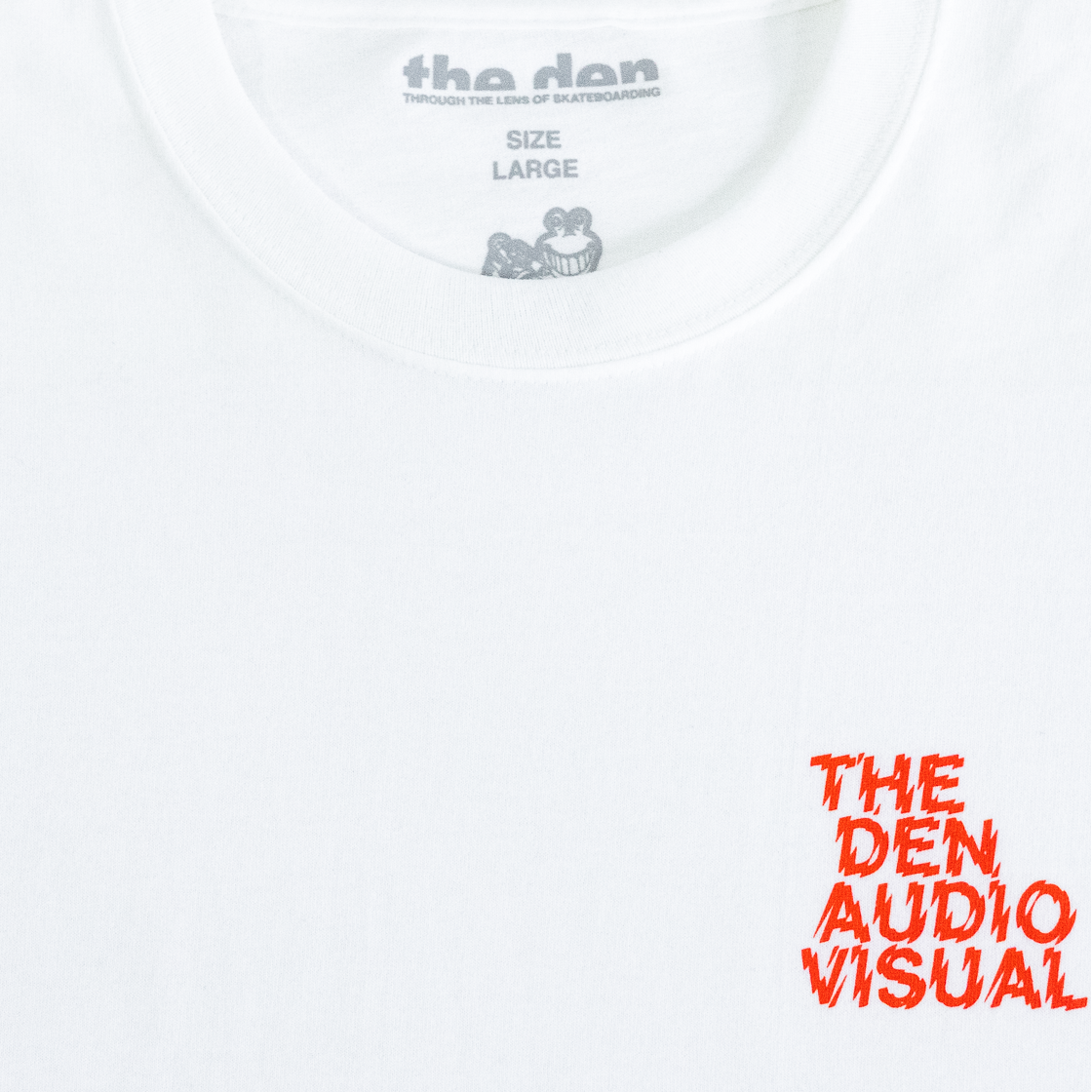 Den Audio Visual White T-Shirt