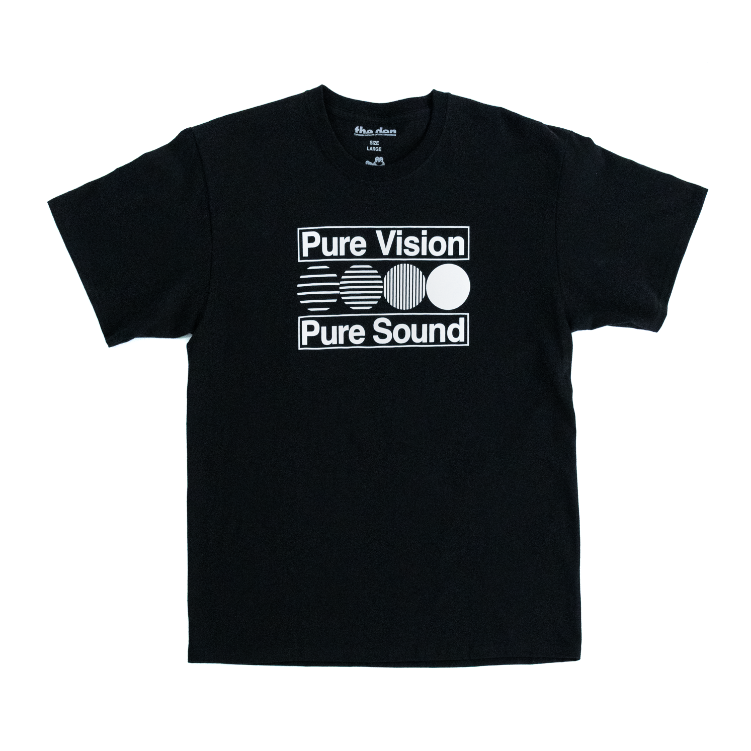 Den Pure Vision Black T-Shirt